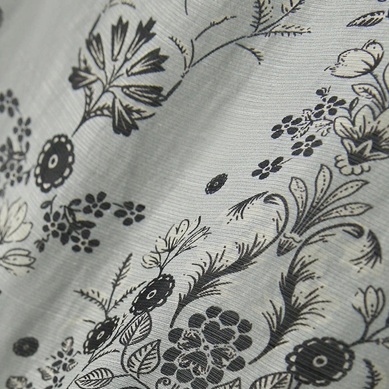 Robe maxi imprimée florale pour femmes Chic und Stil