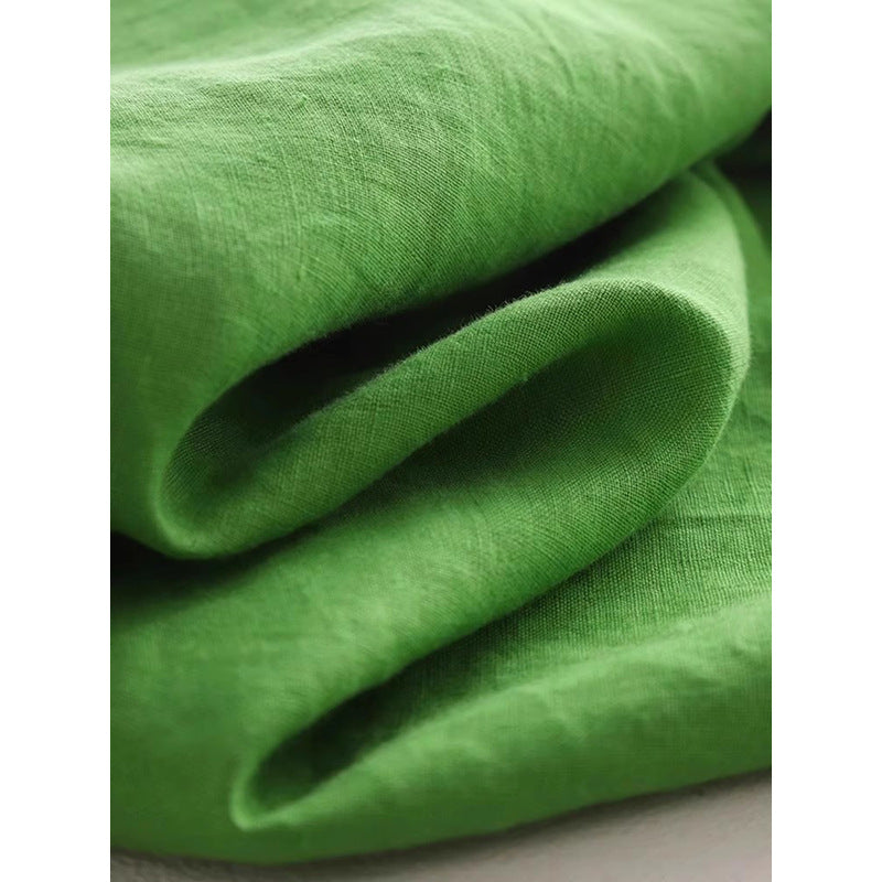 Chemise boutonnée en lin à coupe décontractée pour femmes Chic und Stil