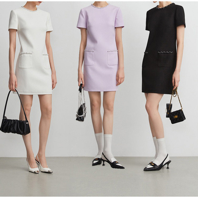 Robe mini structurée chic pour femme Chic und Stil