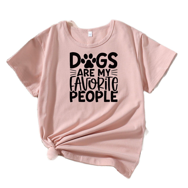 T-shirt graphique pour femmes amatrices de chiens Chic und Stil