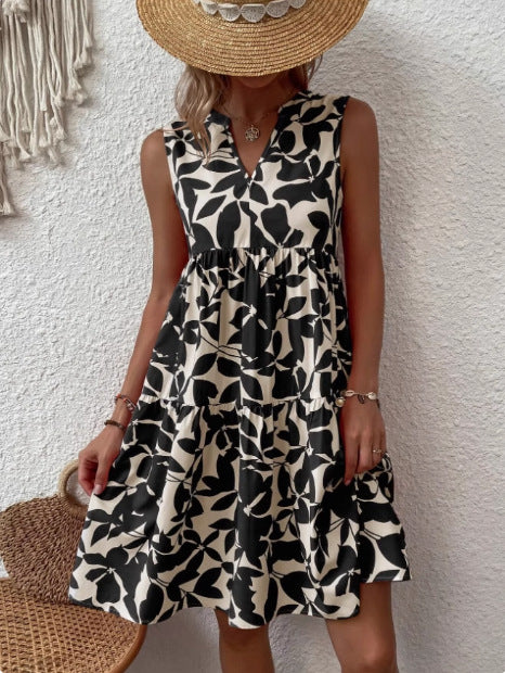 Robe évasée à couches en A pour femmes Chic und Stil