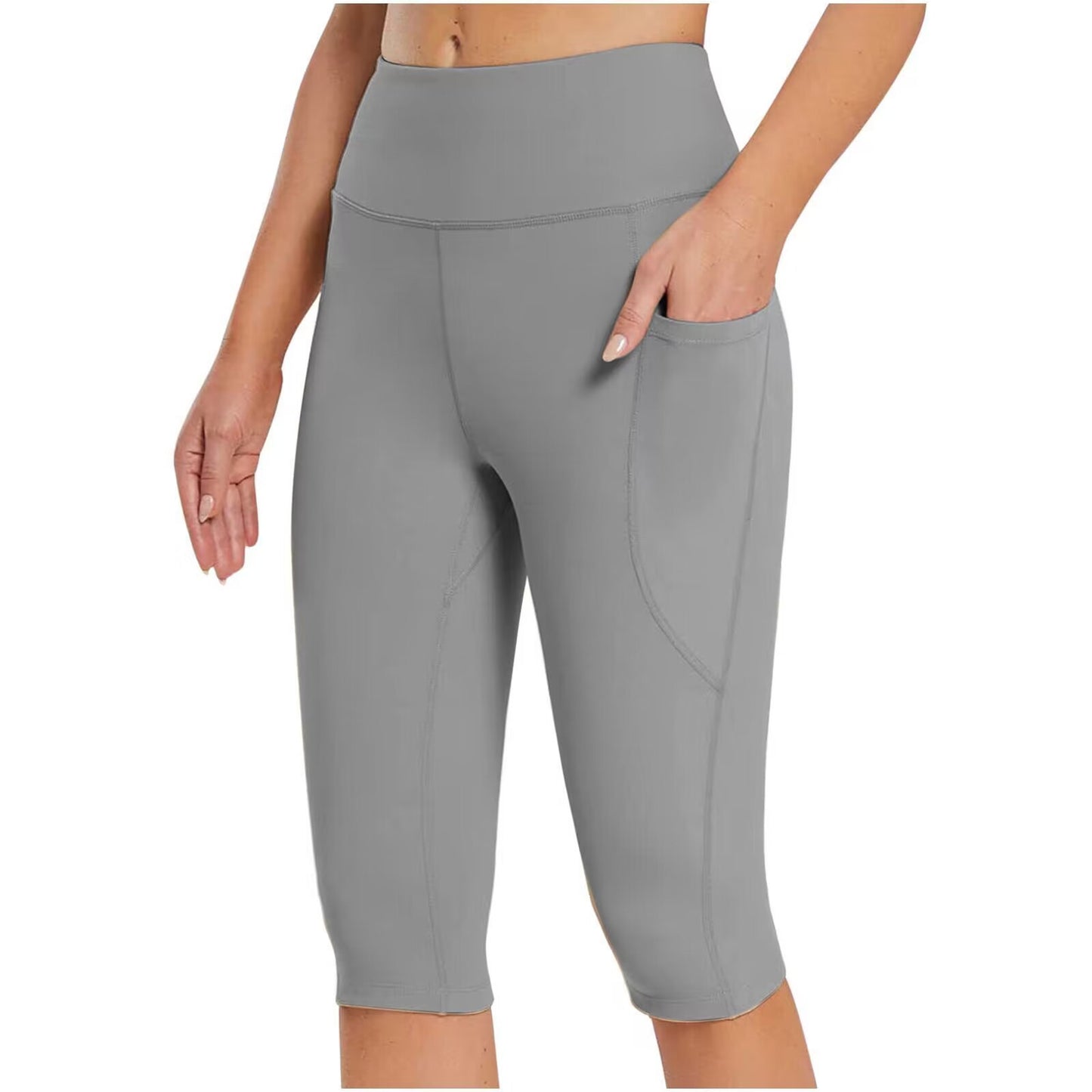 Pantalon Capri sportif pour femmes avec poches latérales pratiques Chic und Stil