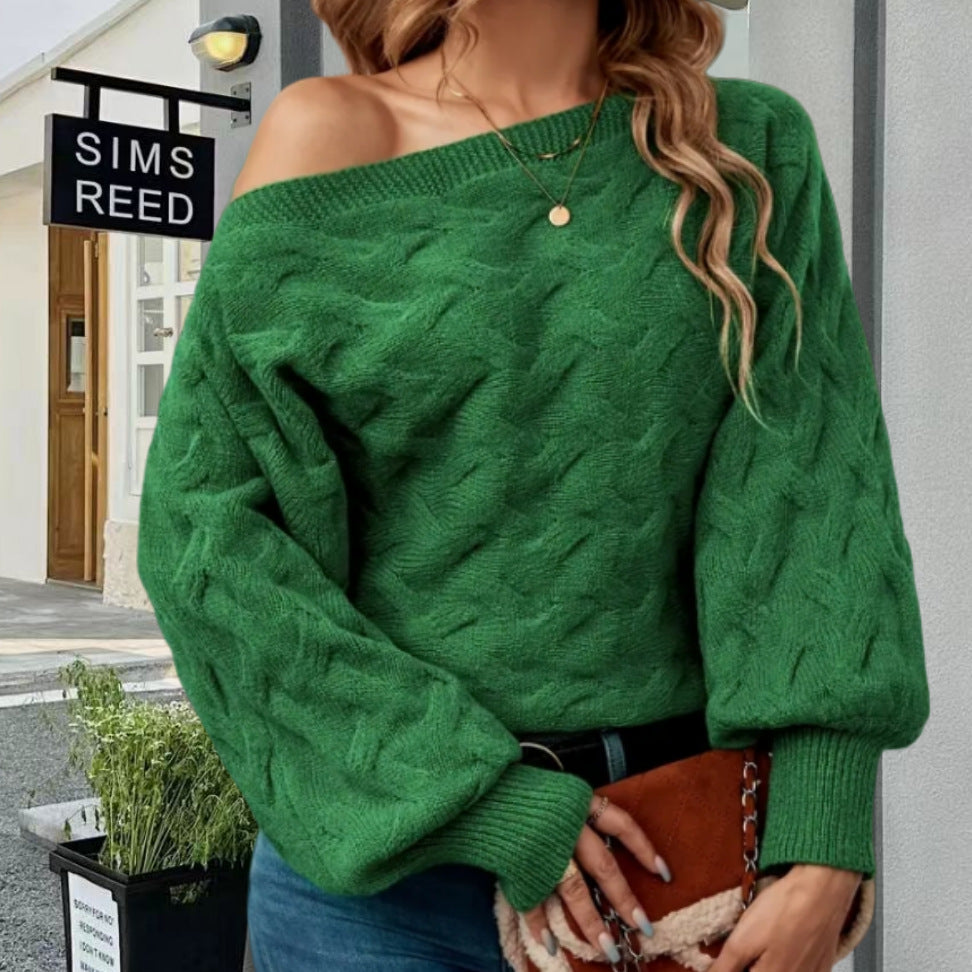Pull en tricot surdimensionné pour femmes avec design texturé Chic und Stil