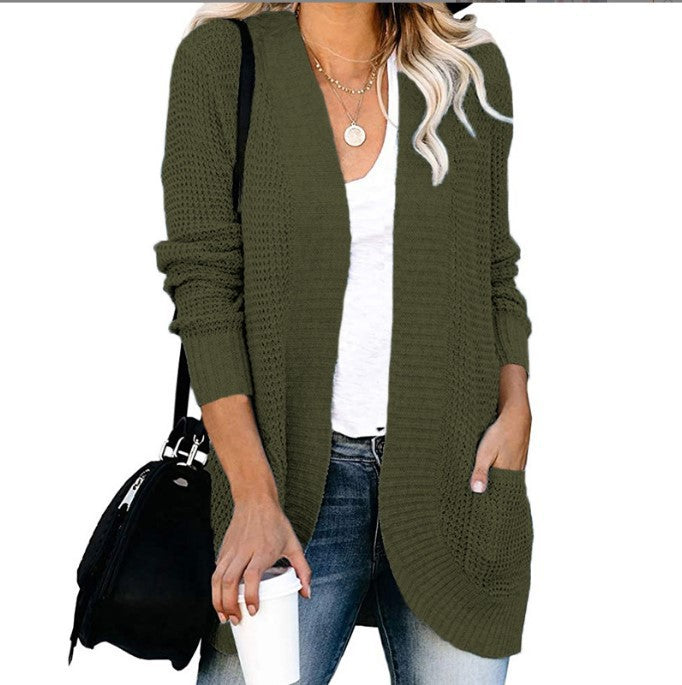 Cardigan en tricot pour femmes avec poches pratiques et structure aérienne Chic und Stil