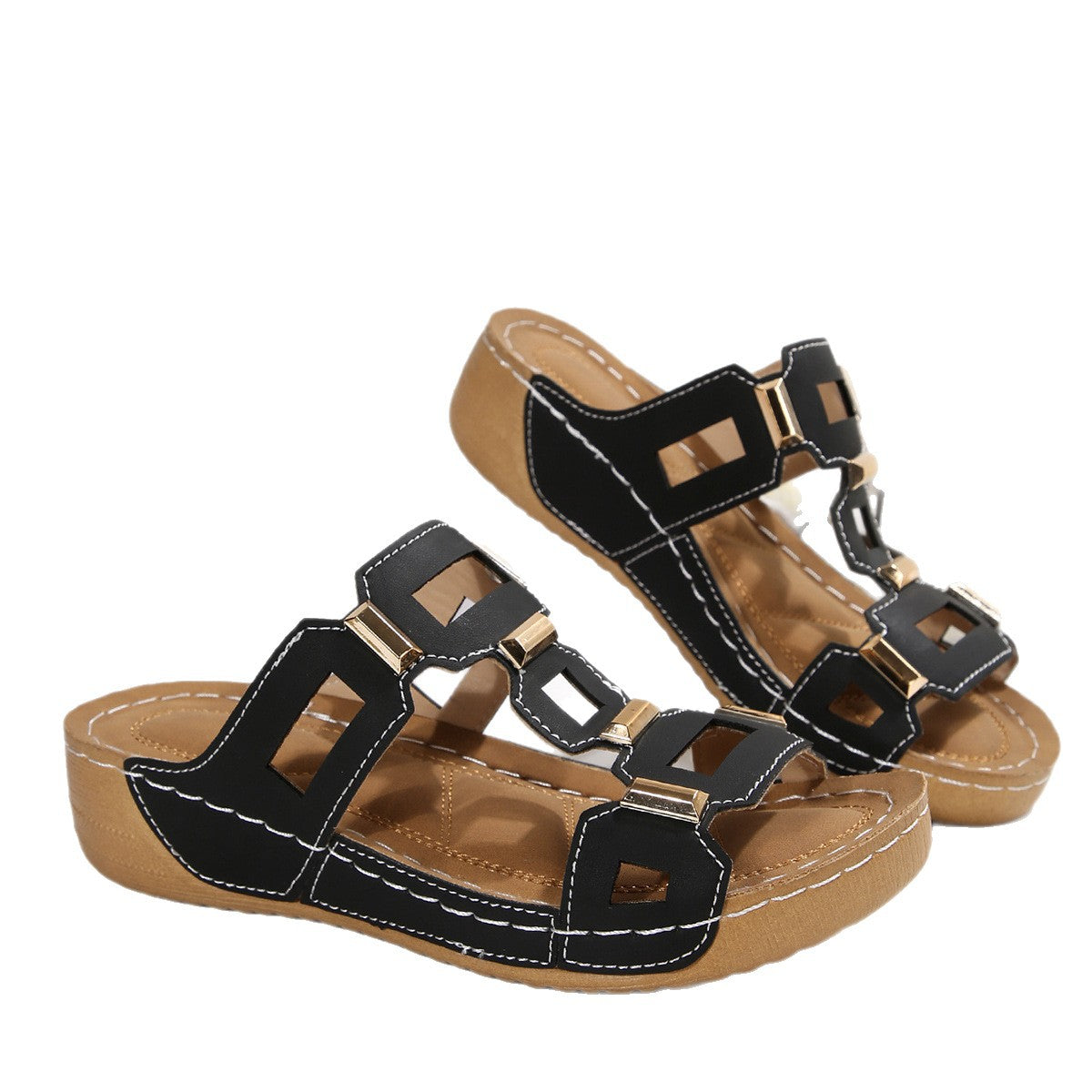 Mode femme glisser sandales Chic und Stil