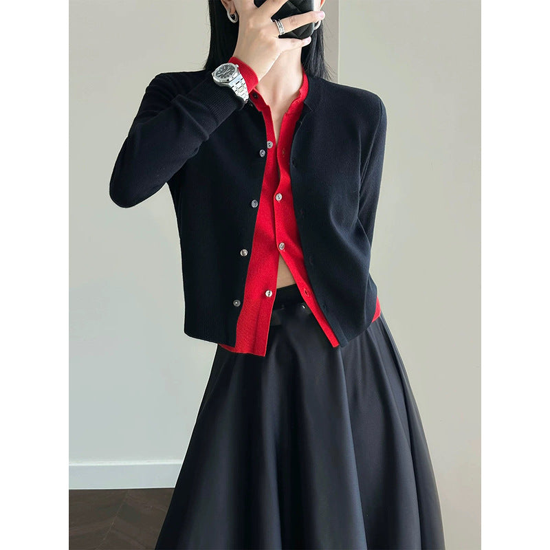 Cardigan Classique à Boutons pour Femmes Chic und Stil