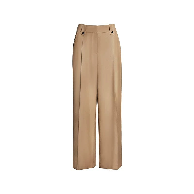 Pantalons larges taille haute pour femmes Chic und Stil