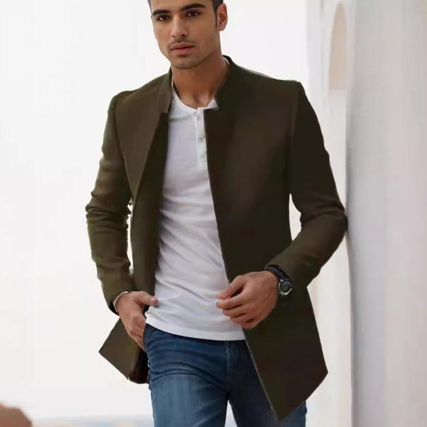 Blazer ajusté à la mode pour hommes Chic und Stil