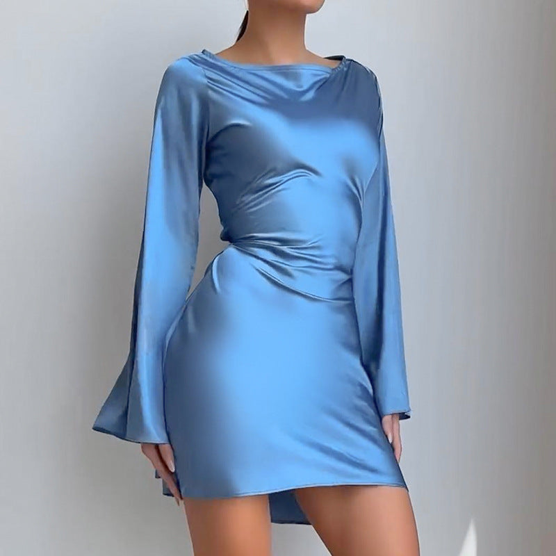 Robe mini enveloppante élégante pour femmes Chic und Stil