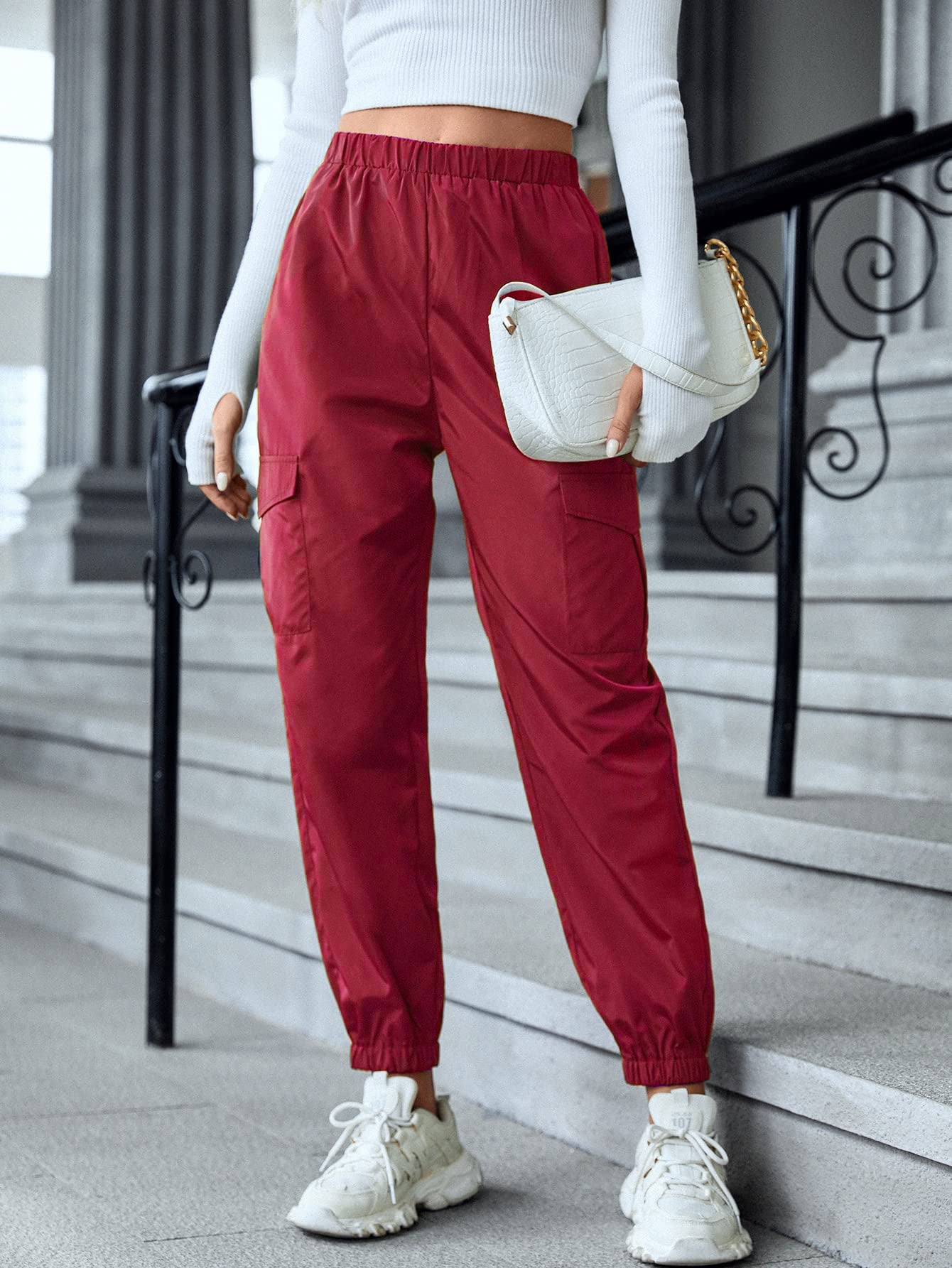 Pantalons cargo de loisirs pour femmes Chic und Stil