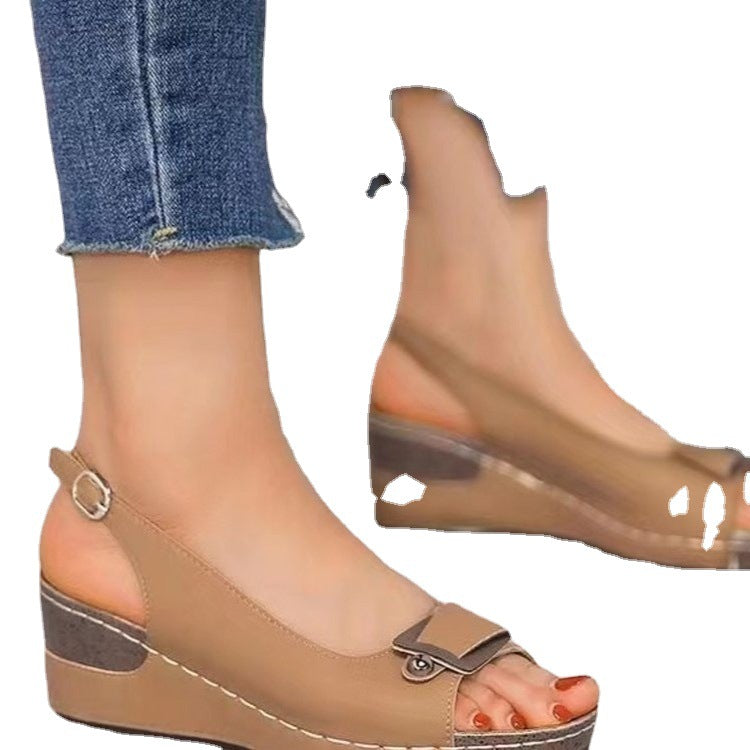 Sandales à talons compensés pour femmes Chic und Stil