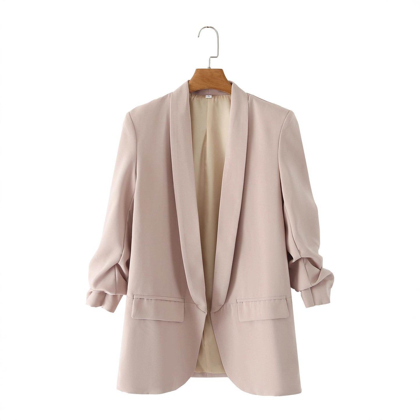 Blazer élégant pour femmes avec des manches retroussées et des poches pratiques Chic und Stil