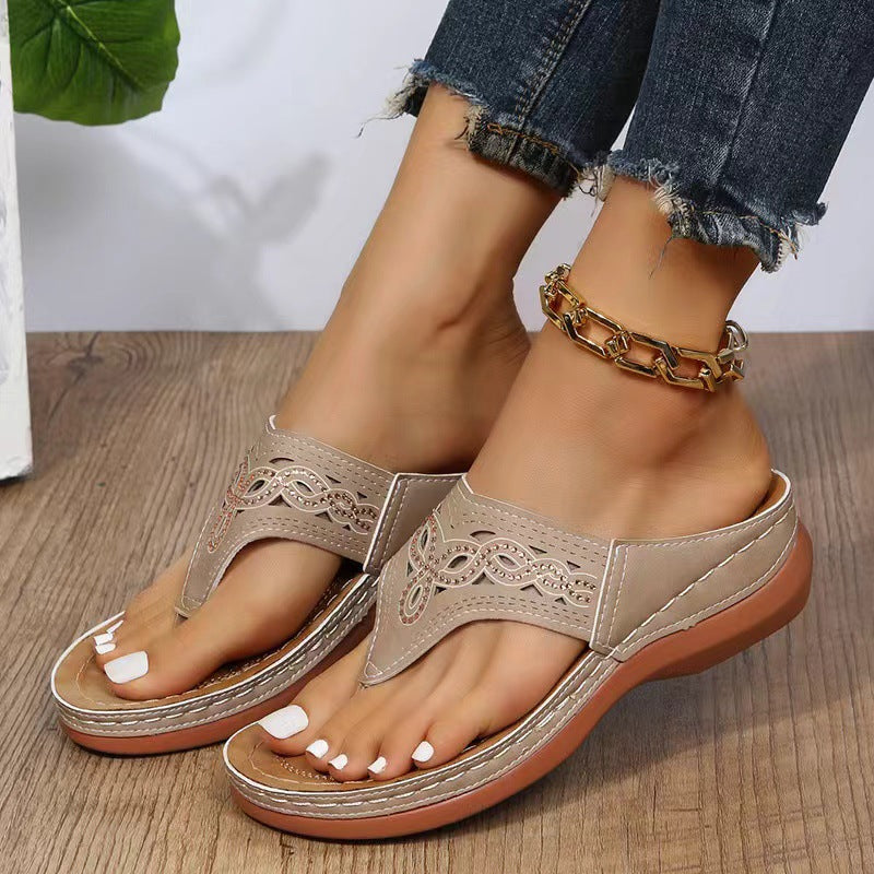 Sandales ouvertes à enfiler confort Chic und Stil