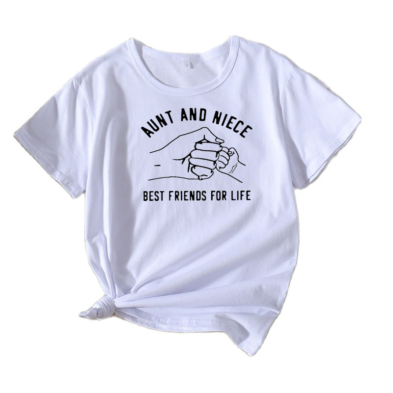 T-shirt graphique de temps libre pour femmes Chic und Stil