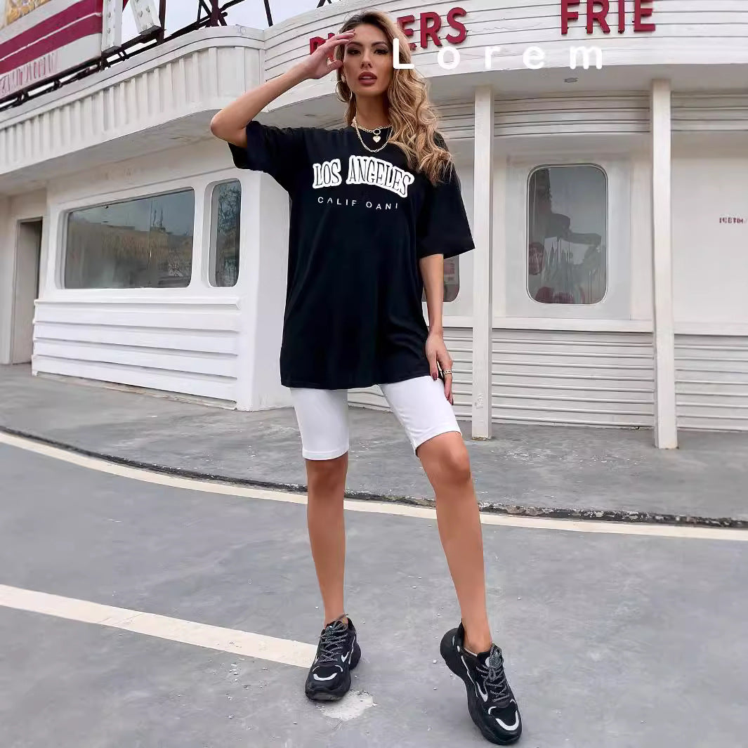 T-shirt oversized pour femmes avec impression graphique Chic und Stil