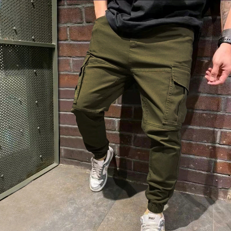 Pantalon cargo décontracté pour hommes avec poches pratiques et coupe sportive Chic und Stil