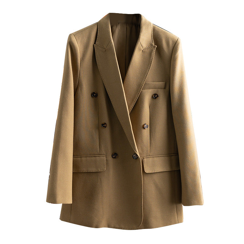 Blazer ajusté croisé pour femmes Chic und Stil 1750846710