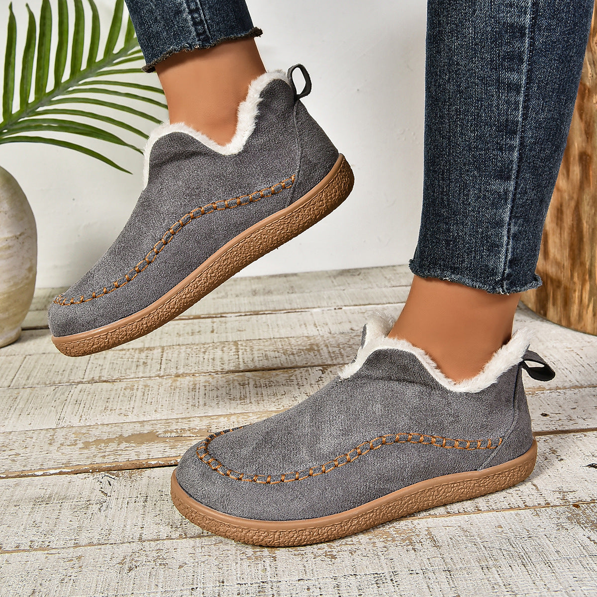 Chaussures Clog pour femmes avec doublure douillette et semelle antidérapante Chic und Stil