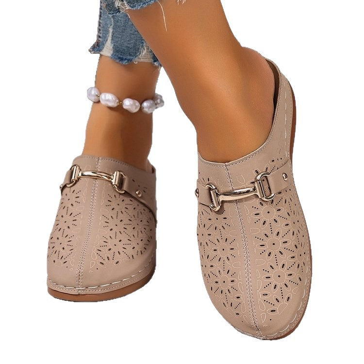 Sabots confortables pour femmes avec application florale Chic und Stil