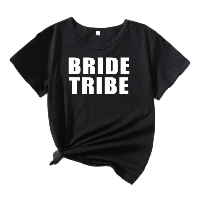T-shirt graphique de loisirs pour femmes Brauttribe Chic und Stil
