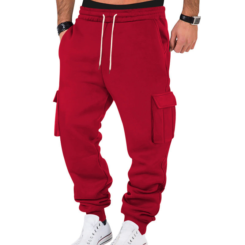 Pantalon de jogging cargo pour hommes avec taille élastique et poches pratiques Chic und Stil
