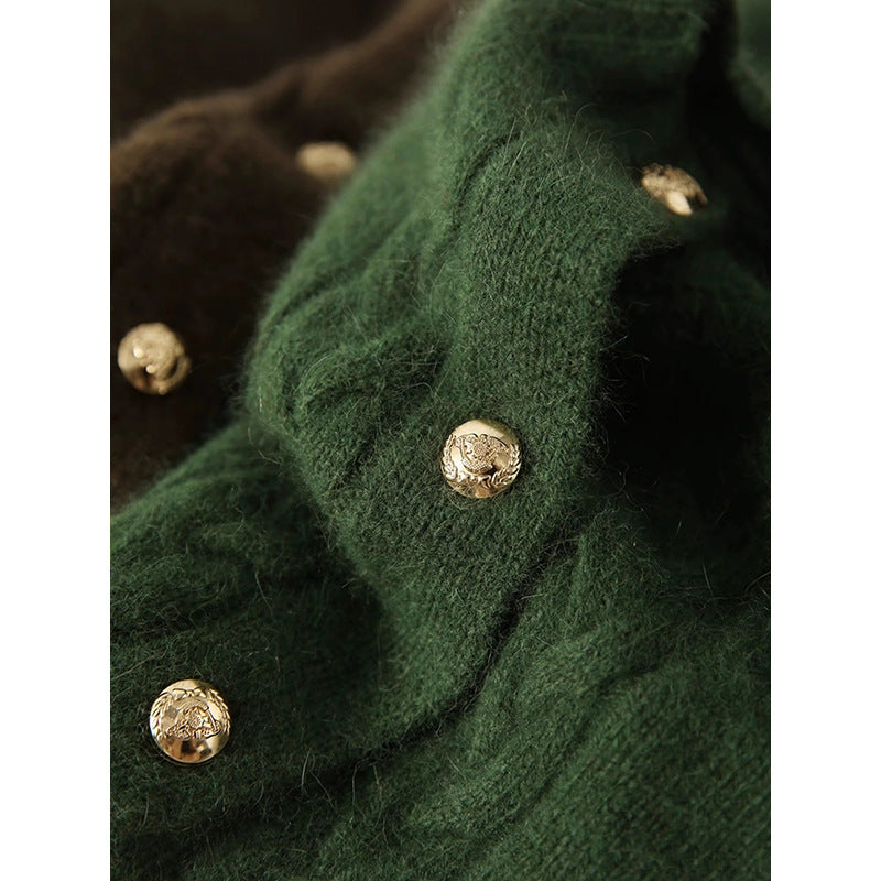 Cardigan en tricot à torsades pour femmes Chic und Stil