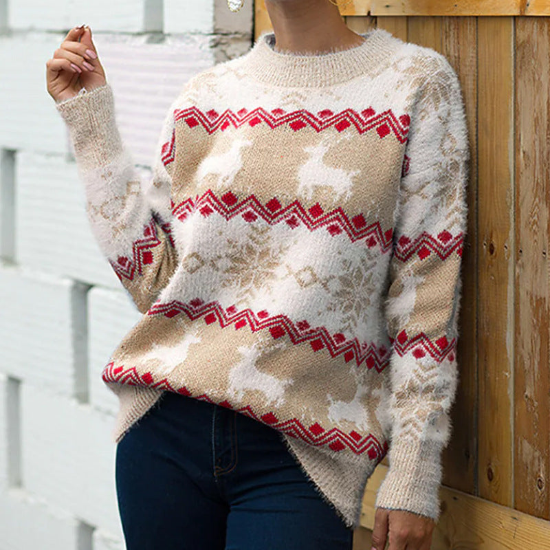 Dames Pull de Noël Confortable Chic und Stil