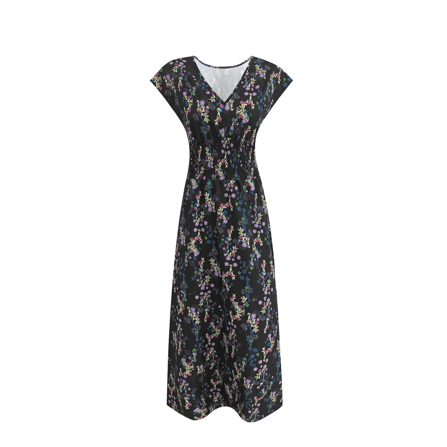 Robe maxi femme avec motif paisley floral et coupe flatteuse Chic und Stil