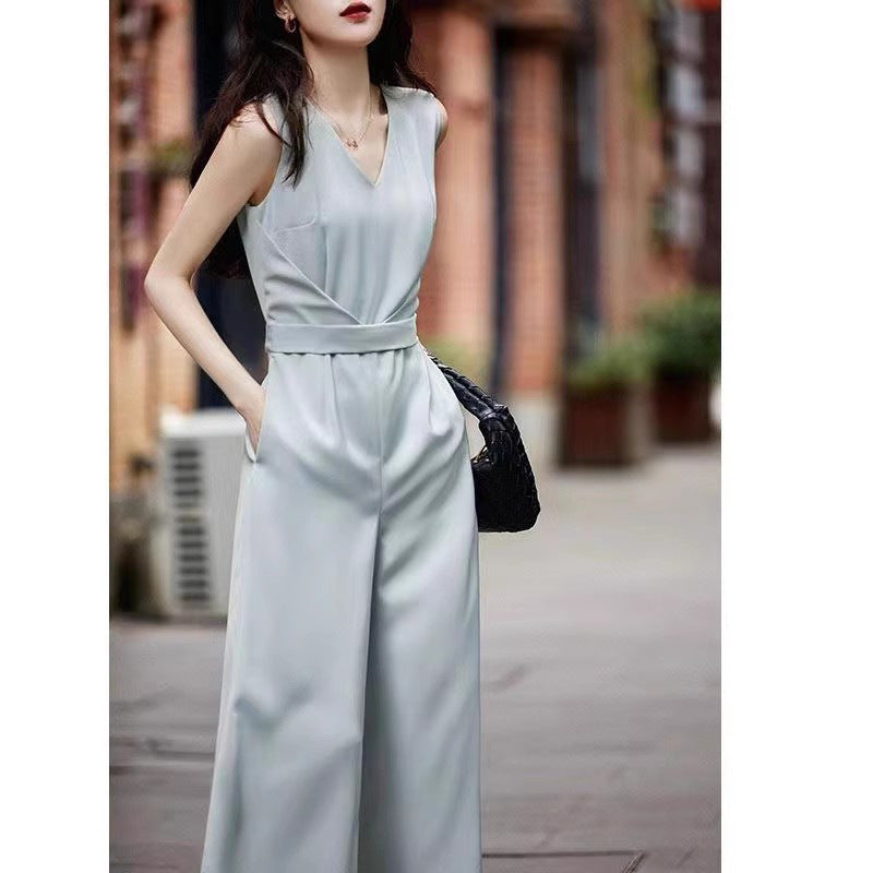 Combinaison élégant femme à col en V Chic und Stil