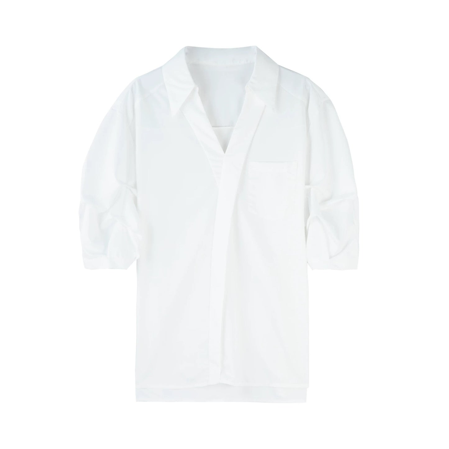 Blouse à manches courtes décontractée pour femmes Chic und Stil