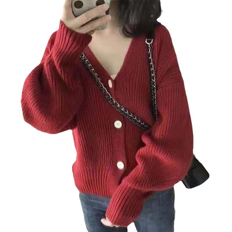 Femmes Pull-over confortable avec des manches larges et un design côtelé discret Chic und Stil