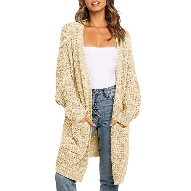 Cardigan tricot pour femmes avec coupe décontractée et poches Chic und Stil