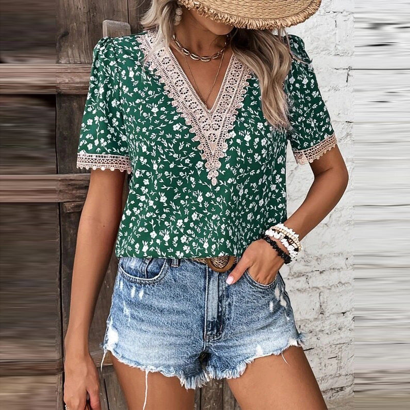 Dames blouson brodé de fleurs Chic und Stil