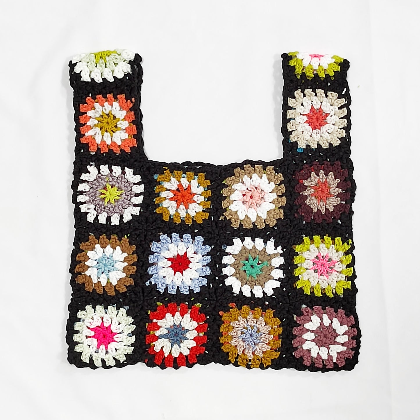Sac à main en patchwork au crochet pour femmes Chic und Stil