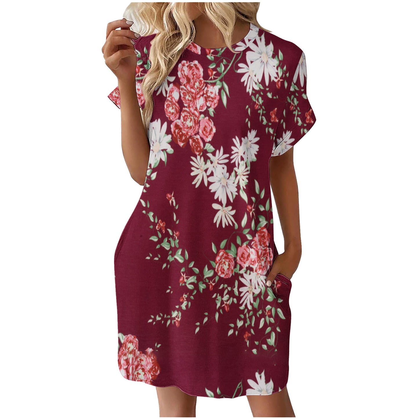 Robe Shift à Imprimé Floral pour Femmes Chic und Stil