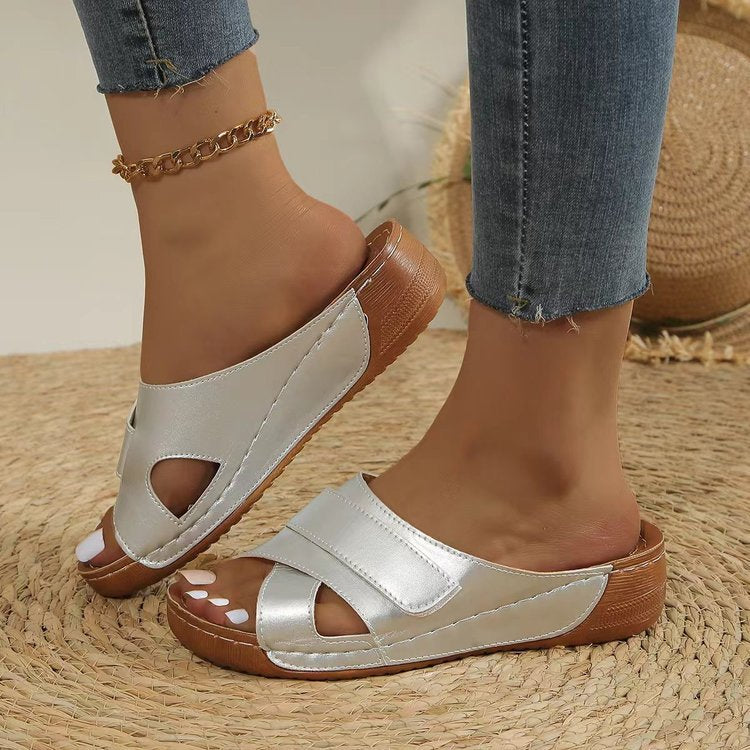 Sandales confortables pour femmes avec design à la mode Chic und Stil