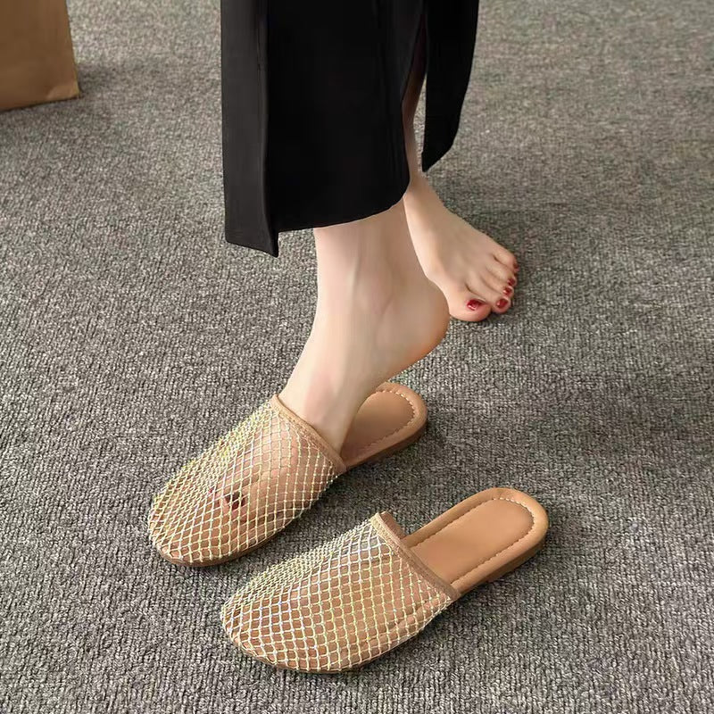 Mules à brides pour femmes avec ornement en strass Chic und Stil