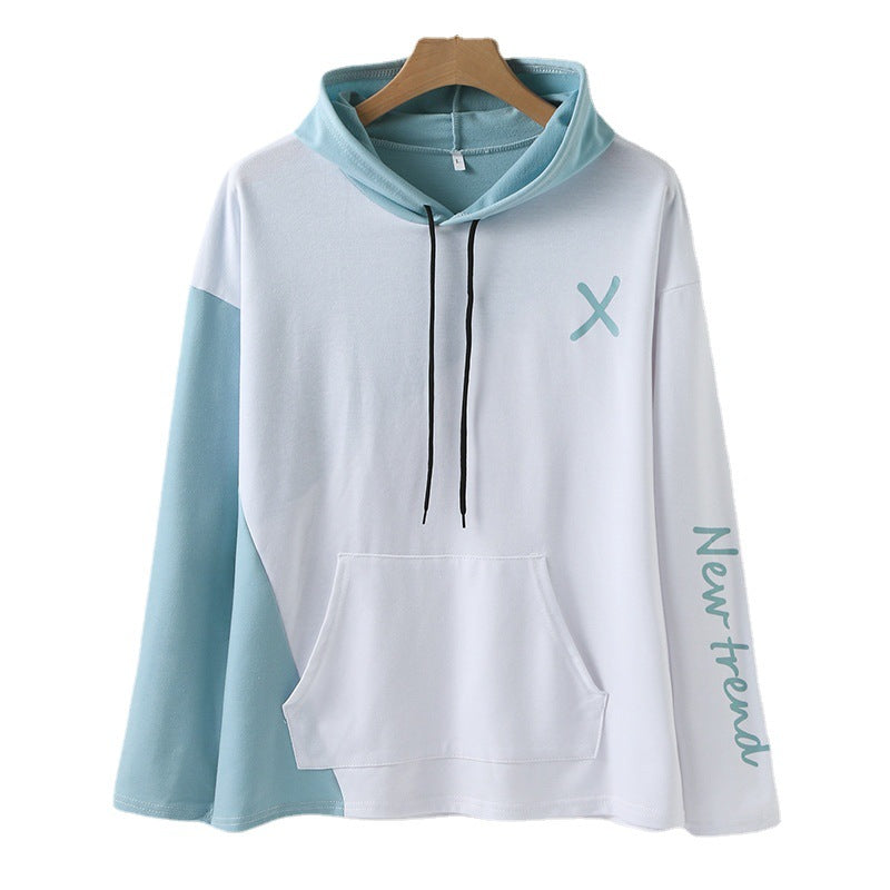 Sweat à capuche pour femme avec un design de coloris moderne et une poche kangourou pratique Chic und Stil