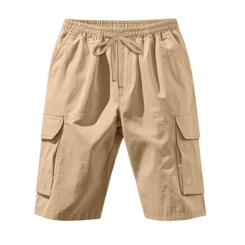 Shorts cargo pour hommes avec taille élastique et poches multifonctionnelles Chic und Stil