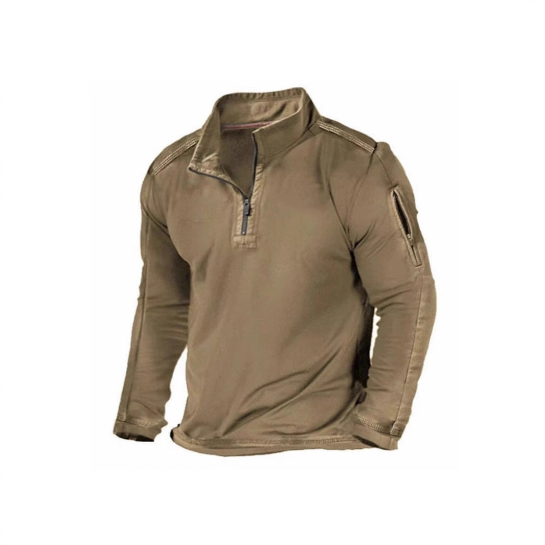 Pull fonctionnel pour hommes avec demi-fermeture éclair et poches pratiques Chic und Stil