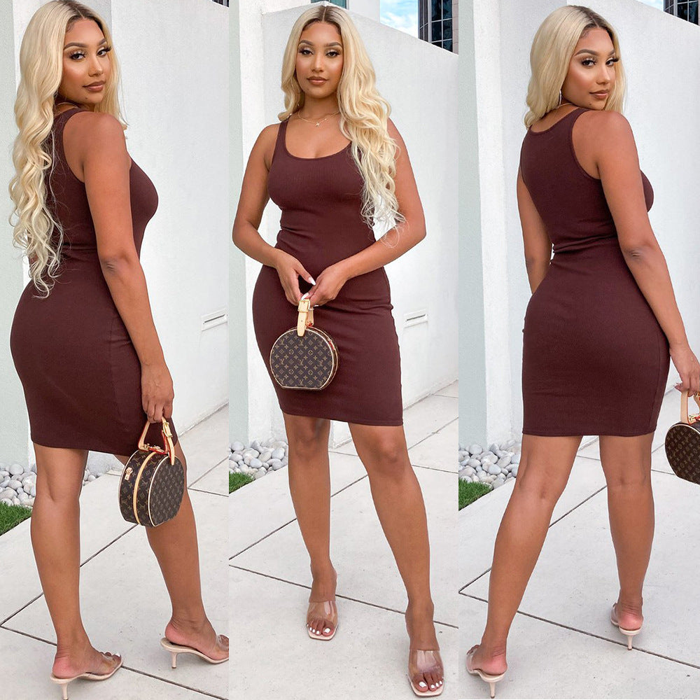 Robe midi ajustée pour femmes Chic und Stil