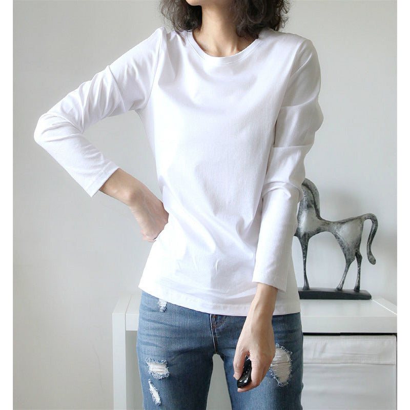 T-shirt basique à manches longues pour femmes Chic und Stil