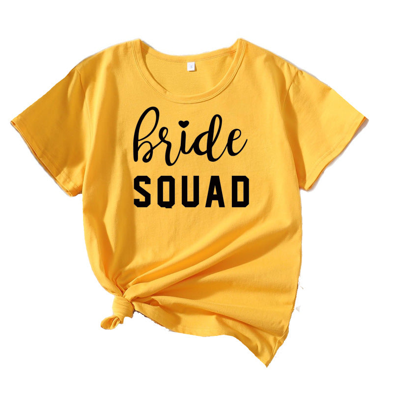 T-shirt graphique de loisirs pour femmes Brauttribe Chic und Stil