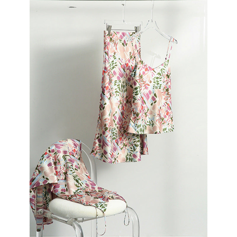 Jupe maxi florale Chic und Stil pour femmes