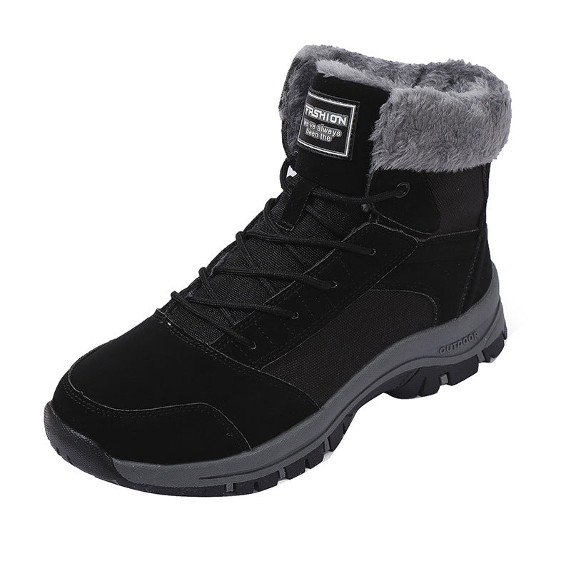 Bottes d'hiver pour femmes doublées avec semelle antidérapante et col isolant Chic und Stil