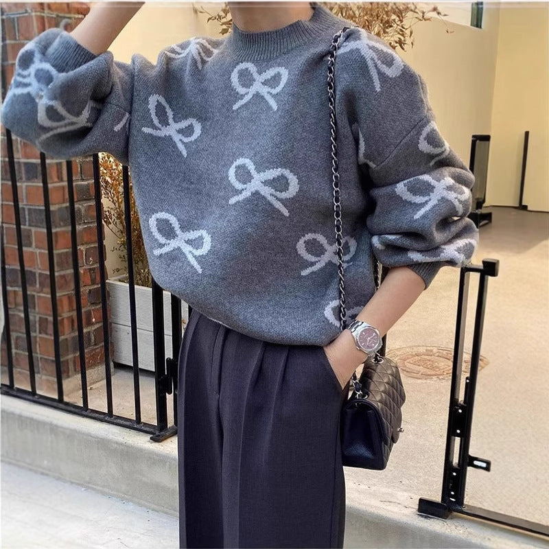 Pull à motifs pour femmes coupe décontractée Chic und Stil