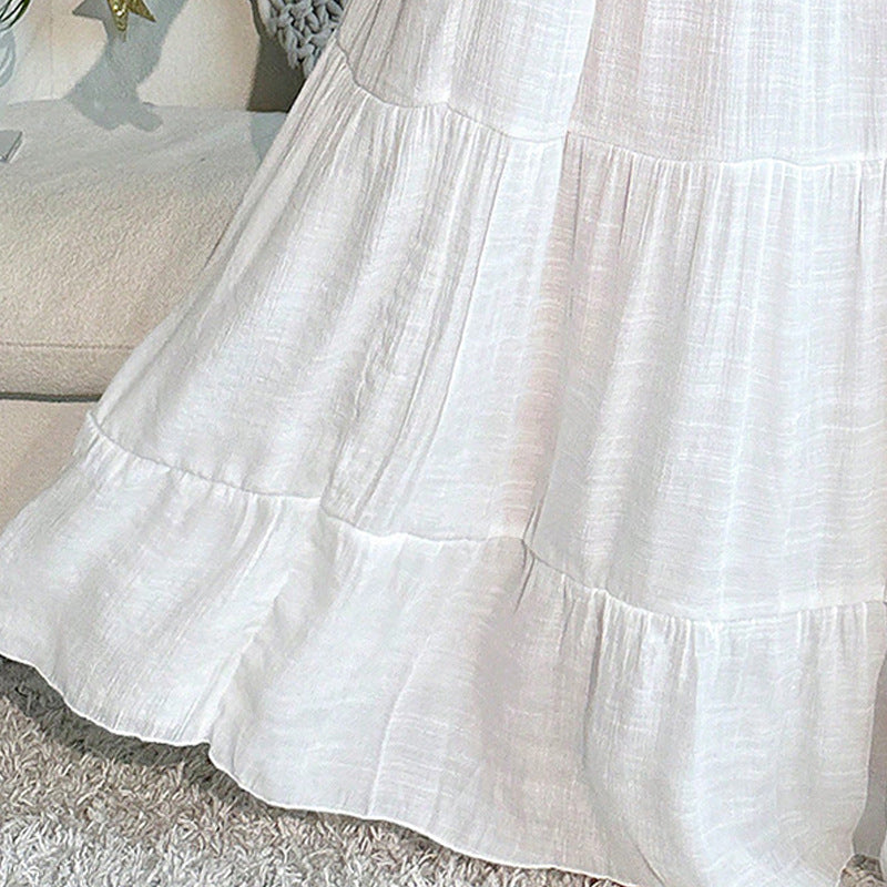 Jupe maxi à volants pour femmes Chic und Stil 1753241309