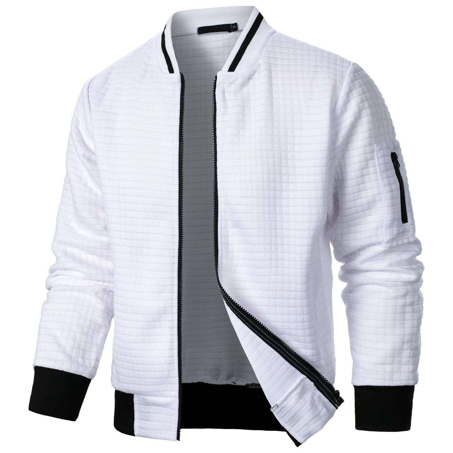 Veste de sport pour homme avec un design structuré innovant Chic und Stil