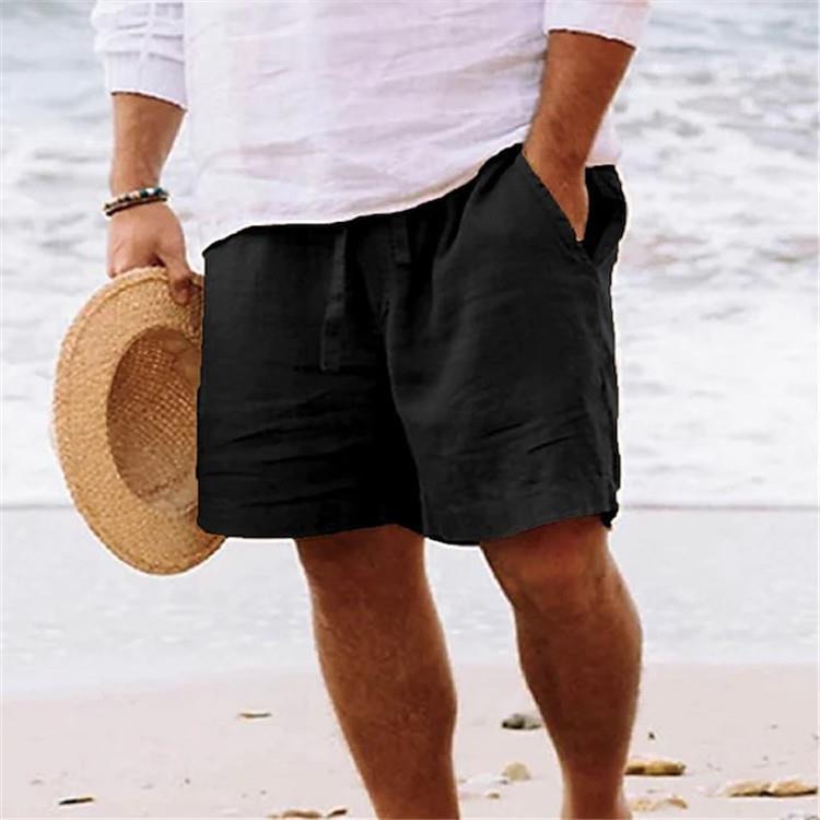 Pantalons de loisirs légers pour hommes en lin respirant Chic und Stil