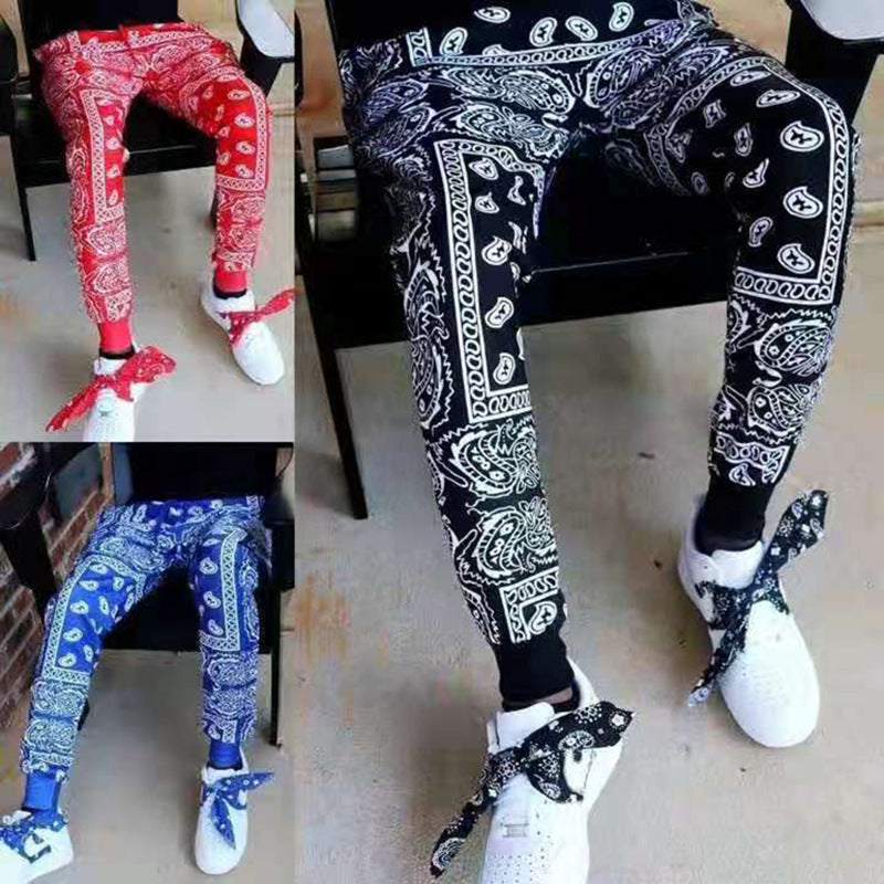 Pantalon de jogging décontracté pour hommes avec motif bandana unique Chic und Stil